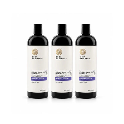 African Black Soap Body Wash with Colloidal Oatmeal for Dry & Sensitive Skin