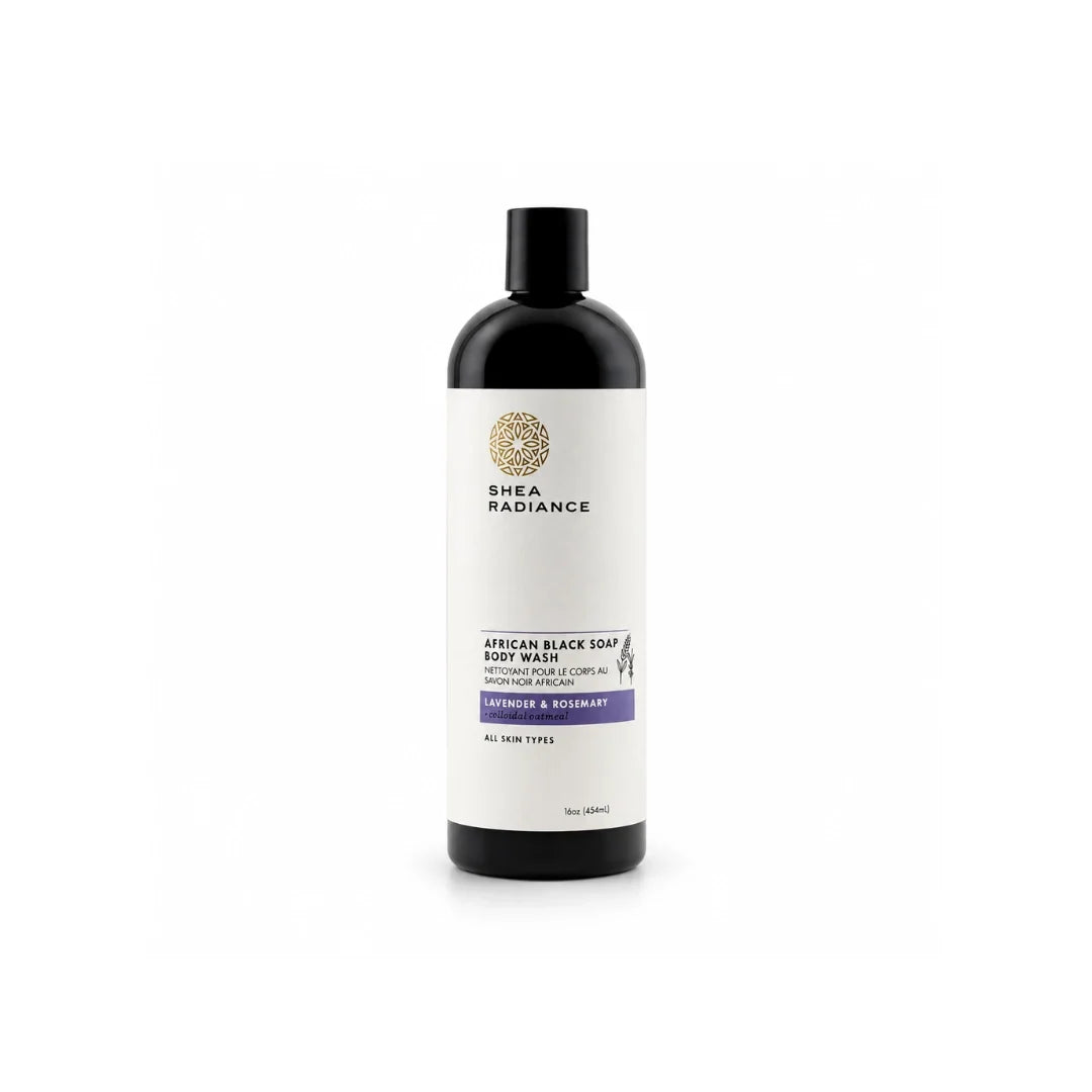 African Black Soap Body Wash with Colloidal Oatmeal for Dry & Sensitive Skin