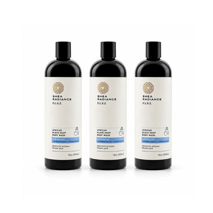 African Black Soap Body Wash with Colloidal Oatmeal for Dry & Sensitive Skin