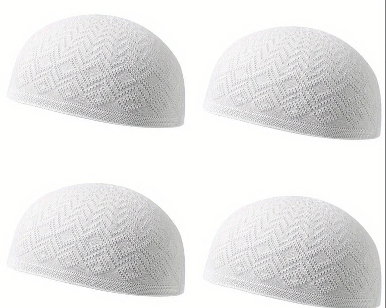 Male Knitted Kufi Muslim Hat