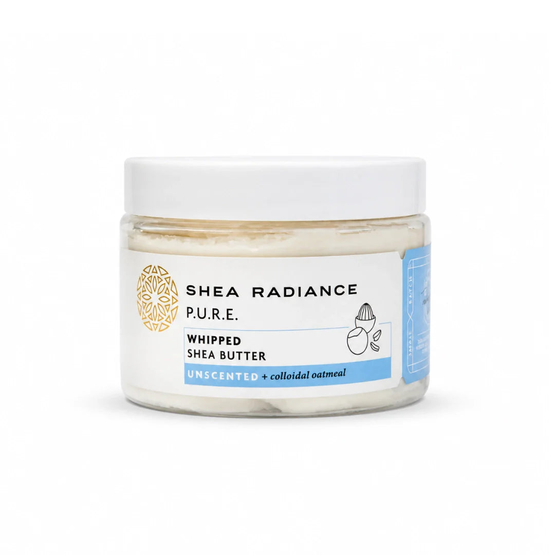 Whipped Shea Body Butter with Colloidal Oatmeal | For Dry, Sensitive and Eczema-Prone Skin
