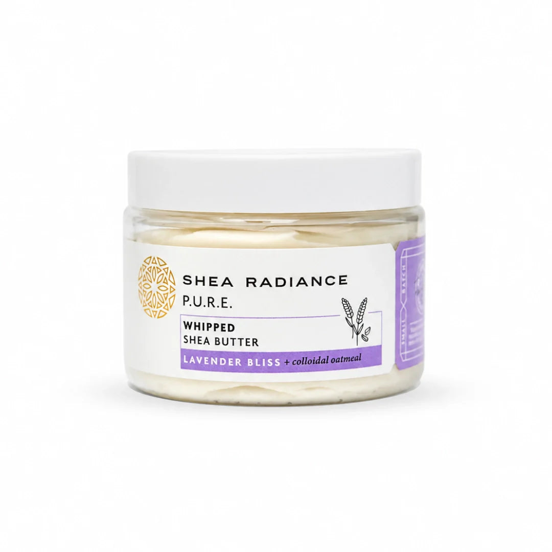 Whipped Shea Body Butter with Colloidal Oatmeal | For Dry, Sensitive and Eczema-Prone Skin