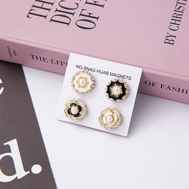 Versatile Allure Floral Magnetic Hijab Clasp (MAC338)