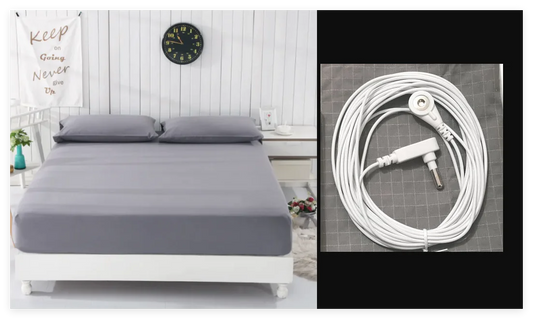 Grounding bed sheets