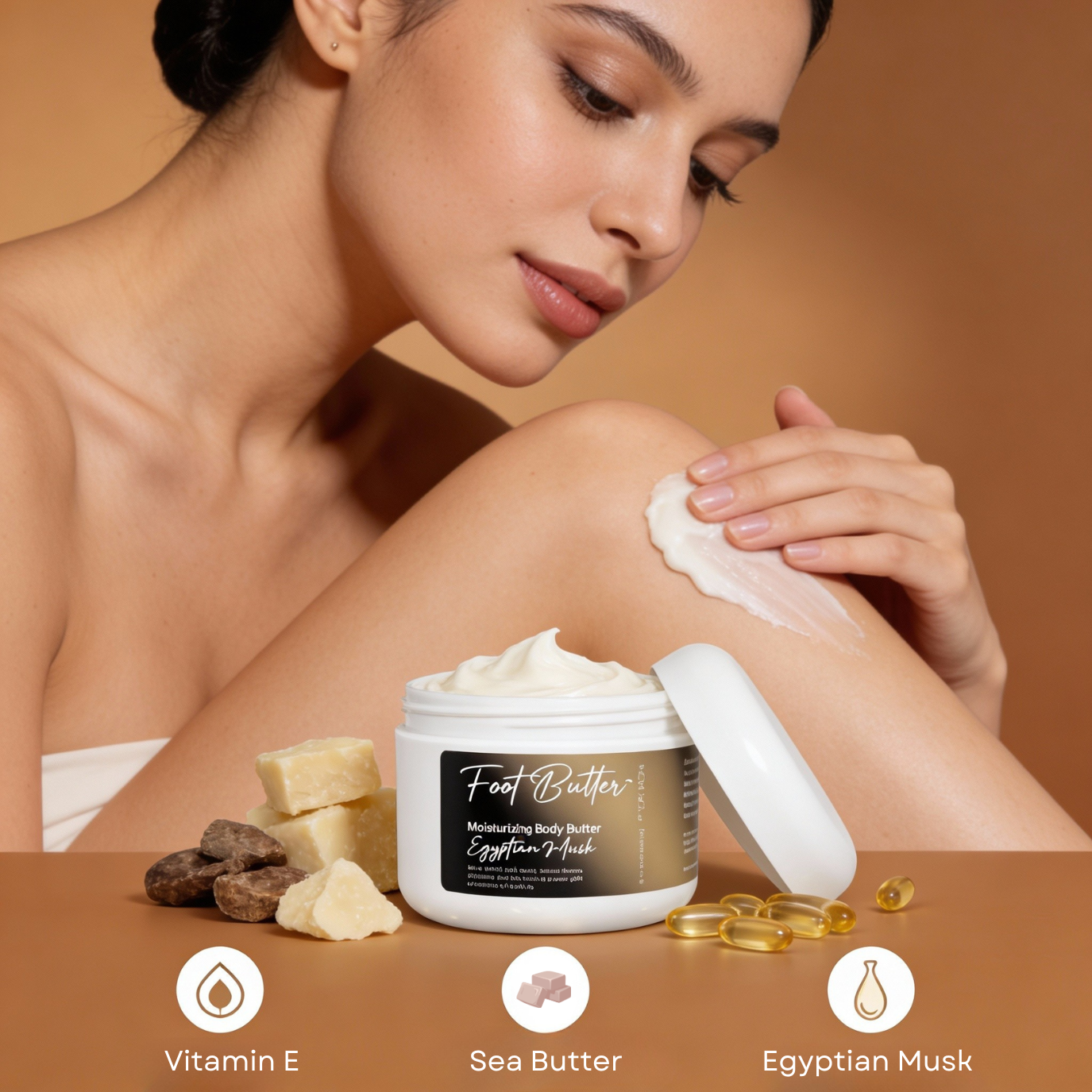 Egyptian Musk Moisturizing Body Butter – Deep Hydration & Long-Lasting Fragrance
