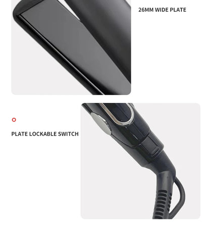 Professional Ceramic Hair Straightener with LCD Display