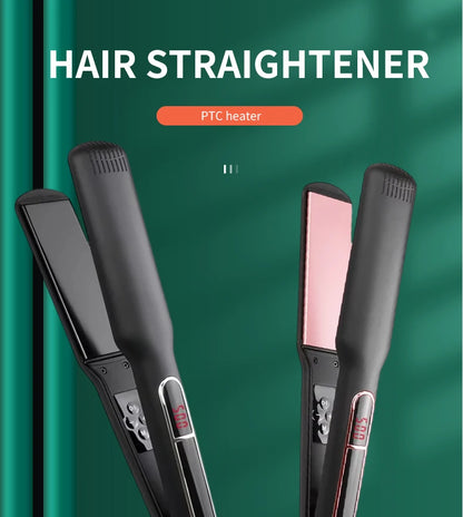 Professional Ceramic Hair Straightener with LCD Display