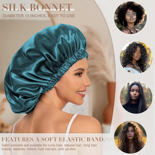 Satin Silk Hair Bonnet