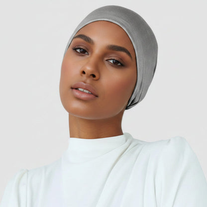 soft stretch hijab underscarf cap turban bonnet
muslim underscarf cap secure fit head covering
breathable hijab cap for all day comfort
elastic turban bonnet for smooth hijab layering