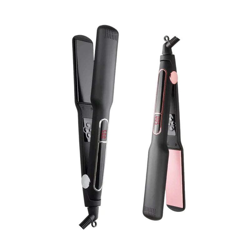 Professional Ceramic Hair Straightener with LCD Display