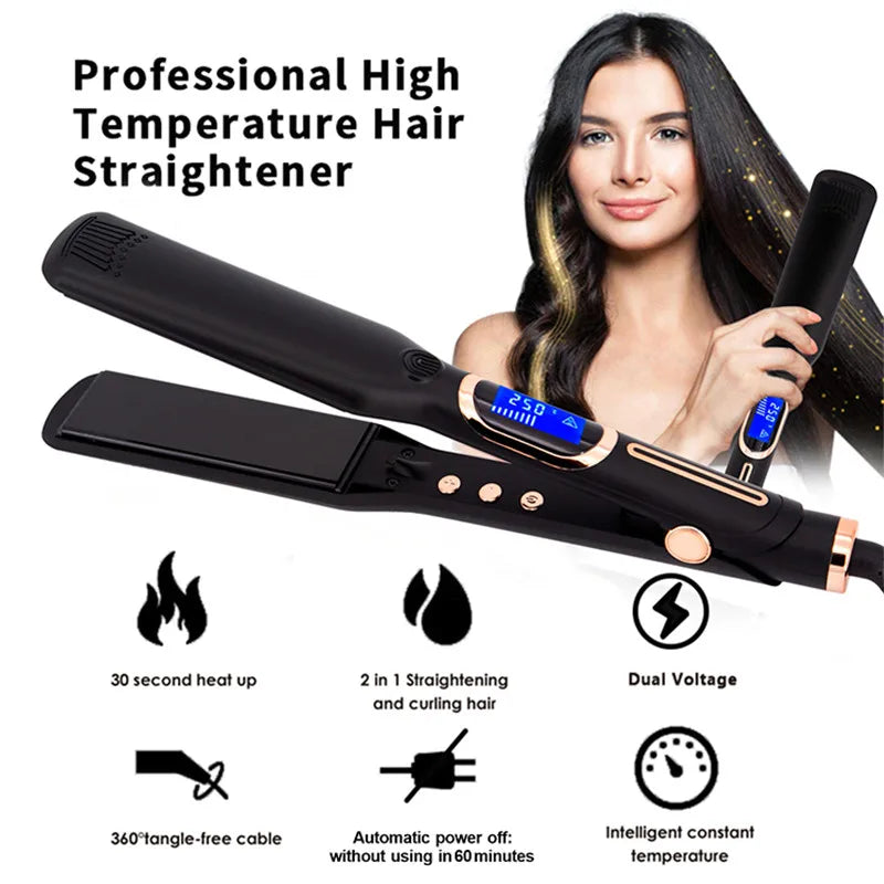 Professional Hair Straightener | Fast Heating up to 480℉/450℉