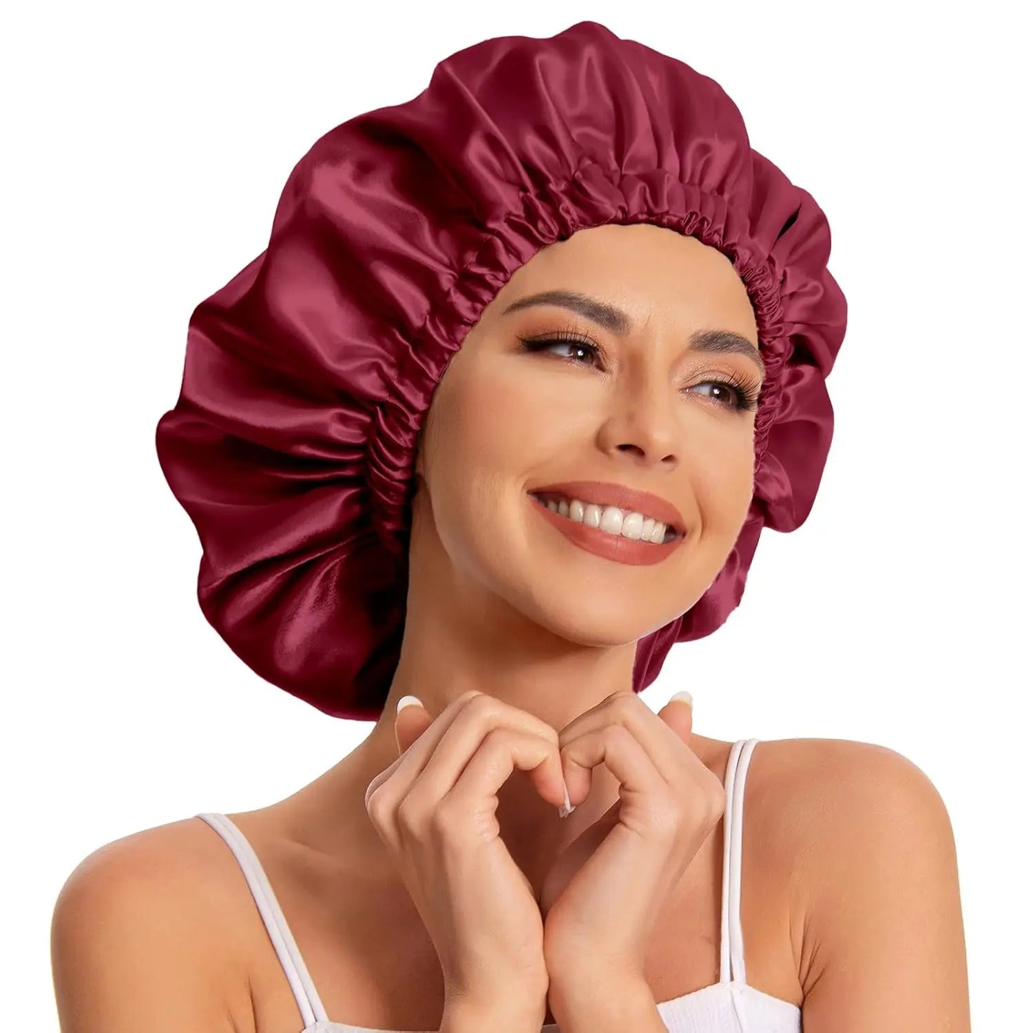 Protective Satin Sleep Bonnet – Reduce Frizz & Protect Hair Overnight.