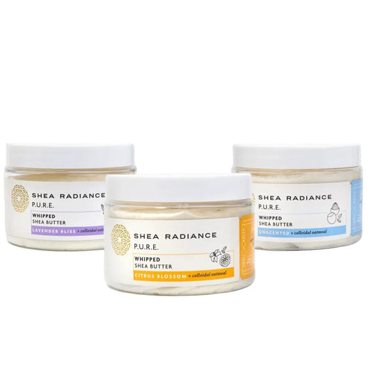 Whipped Shea Body Butter with Colloidal Oatmeal | For Dry, Sensitive and Eczema-Prone Skin