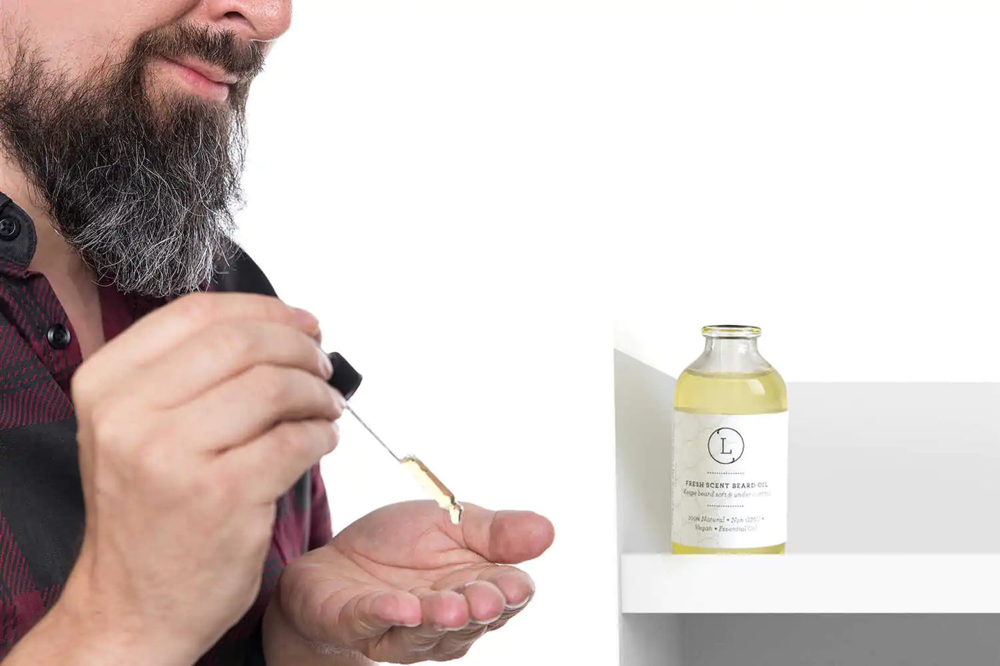 Premium Beard Oil | L'Herbier de Paris Fresh Scented Beard Oil