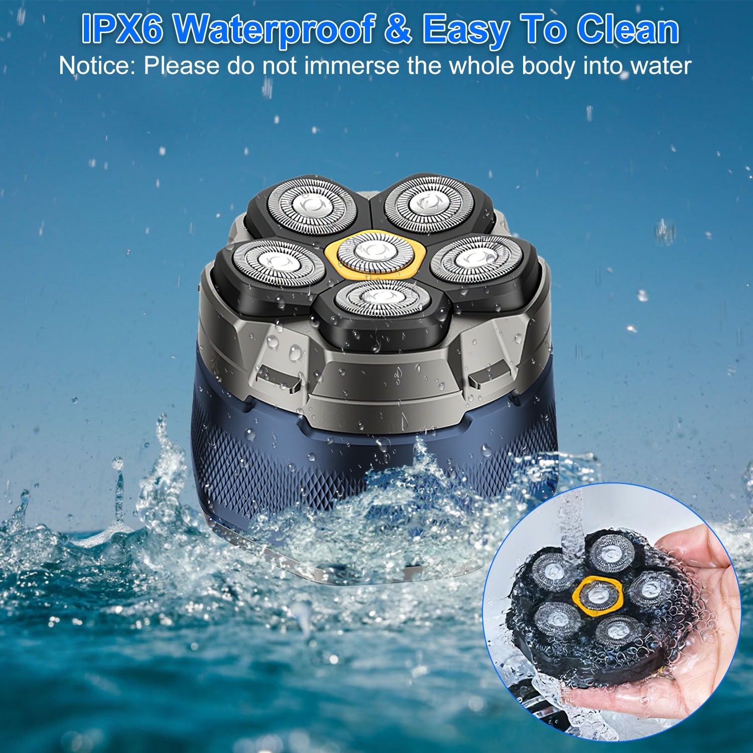 6d electric head shaver cordless waterproof bald razor
floating head shaver wet dry led display grooming tool
rechargeable electric razor type c fast charge men
magnetic head shaver easy clean waterproof design