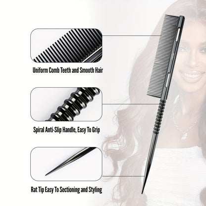High Temperature Resistant Space Aluminum Threaded Point Tail Comb