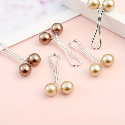 Broche de perlas para pañuelo