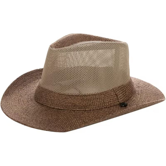Wide Brim Straw Panama Hat – Foldable UV Sun Protection Fedora