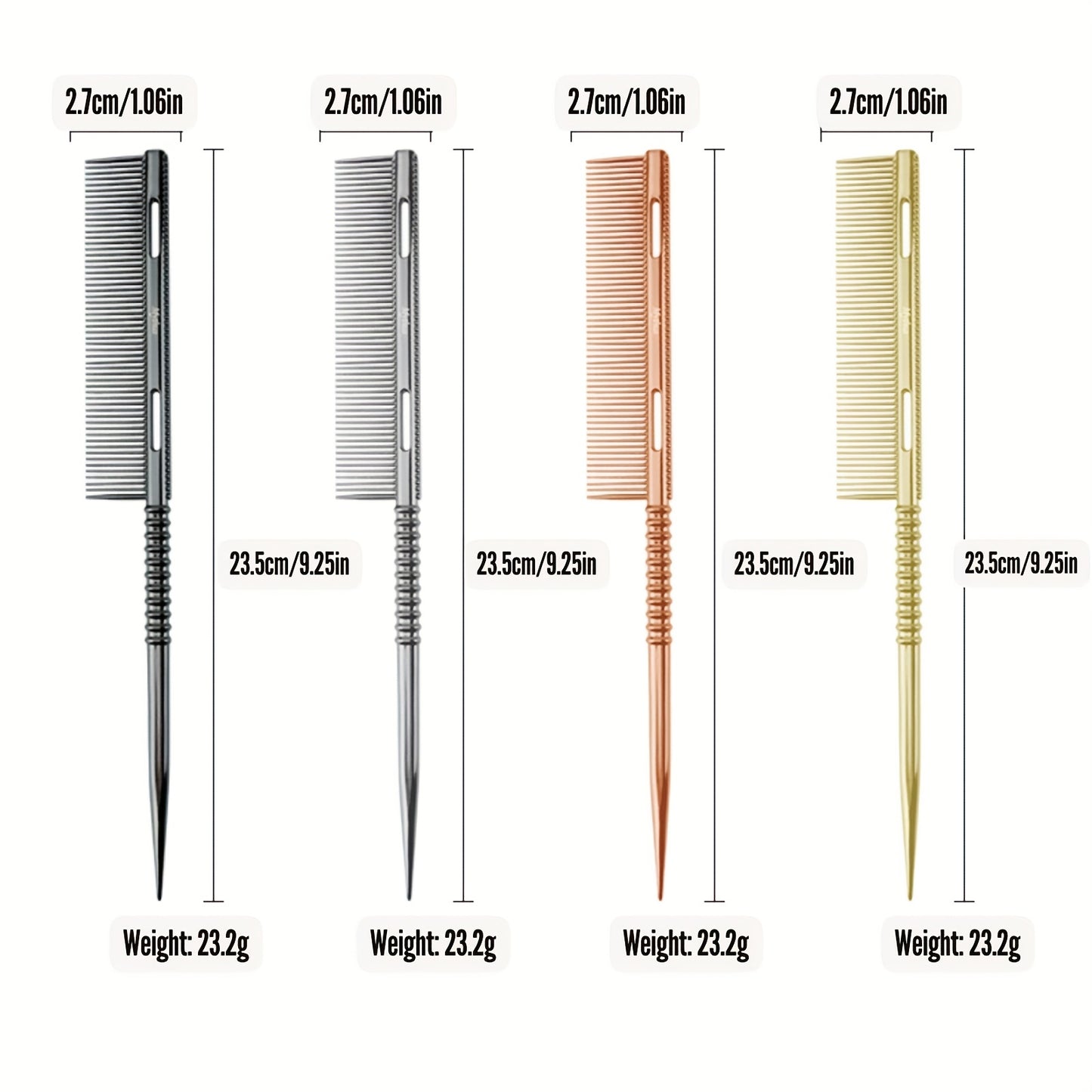 High Temperature Resistant Space Aluminum Threaded Point Tail Comb