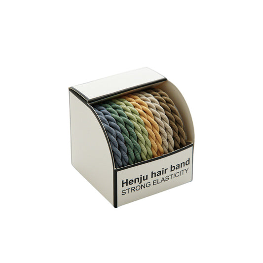 Elastic Rubber Band Hair Rope | Simple Durable Woven