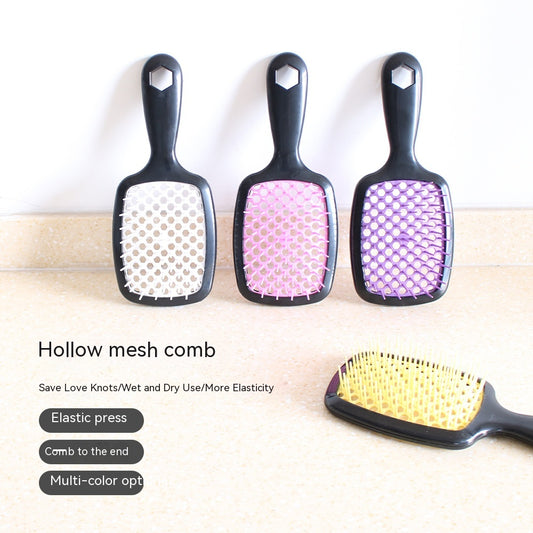Hexagonal Wire Net Honeycomb Hollow Hairdressing Comb – Professional Styling Tool