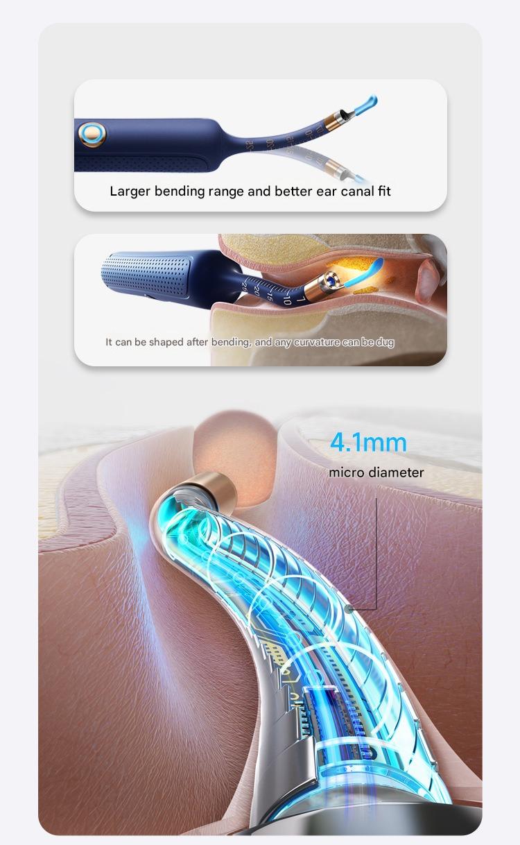 Smart Visual Ear Cleaner – HD Camera Ear Wax Removal Tool with WiFi.
