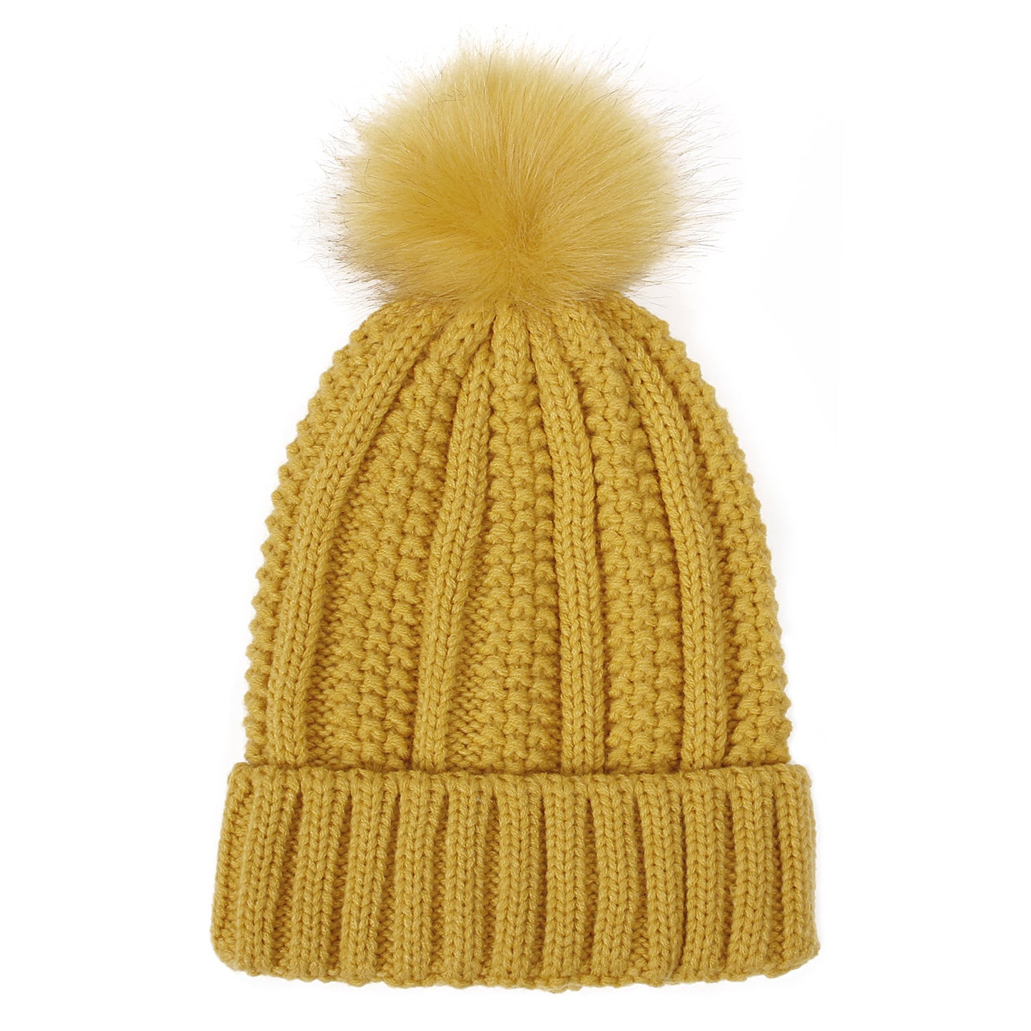 Gorros de punto de invierno con forro de satén
