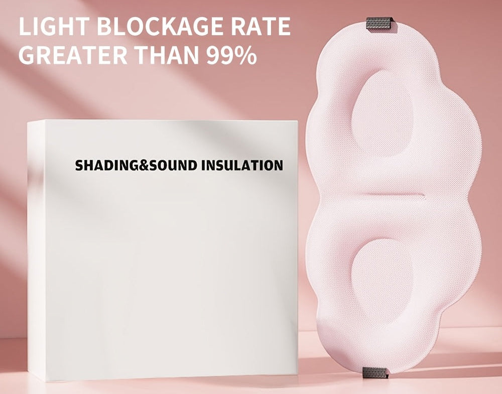 cloud shaped 3D sleep eye mask soft breathable light blocking design
unisex padded sleep mask for travel and home relaxation comfort
soft polyester eye mask with contour fit for pressure free sleep
lightweight sleep mask cloud design for total light blocking rest