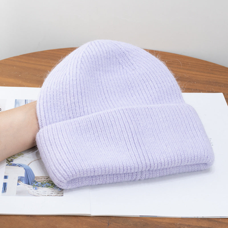 Sombrero de piel de conejo para mujer