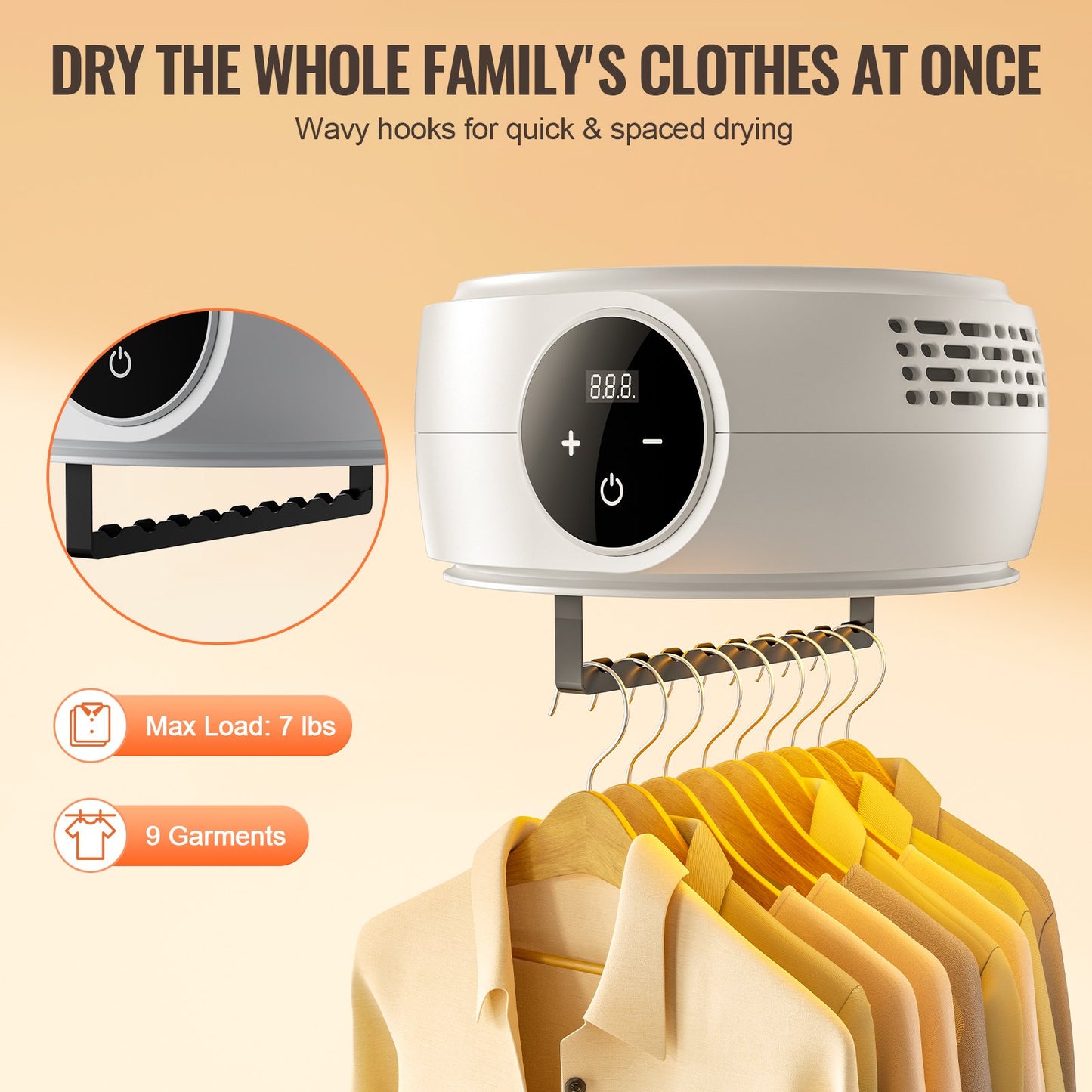 Portable clothes dryer with heated drying bag for travel and small spaces
Compact PTC heated clothes drying system with portable dryer bag
Travel clothes dryer for apartments, dorms, and hotel use
Lightweight portable laundry dryer with fast heating technology